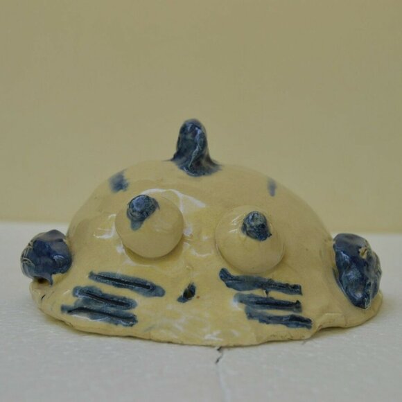 Vintage ? Japanese Handmade Fired Clay Lucky Koi - Picture 4 of 7